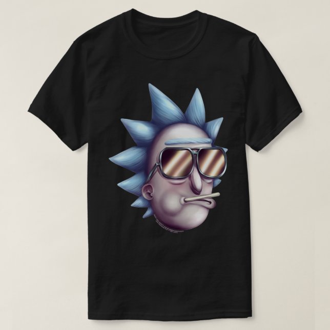 Rick und Morty Cool Rick alternative Realität Pull T-Shirt (Design vorne)