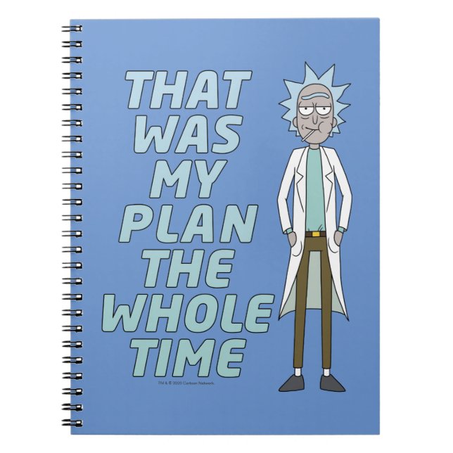 RICK UND MORTY™ | Das war mein Plan die ganze Zeit Notizblock (Vorderseite)