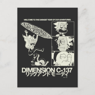 RICK UND MORTY™   Dimension C-137 Postkarte
