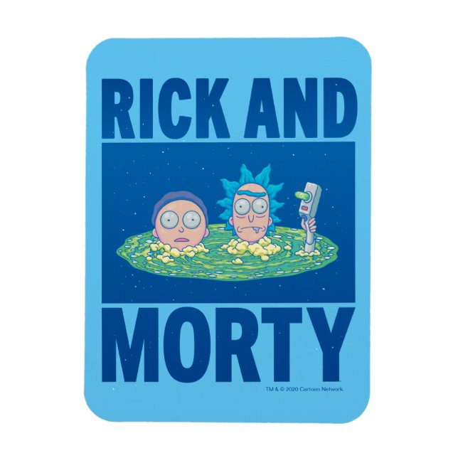 RICK UND MORTY™ | Durchqueren des Portals Magnet (Vertikal)