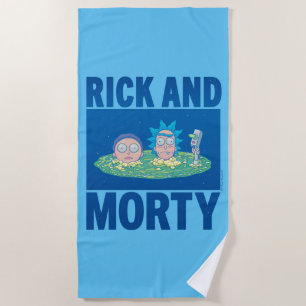 RICK UND MORTY™ Durchqueren des Portals Strandtuch