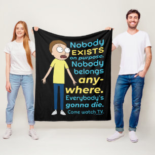 RICK UND MORTY™ Es gibt keinen Zweck Fleecedecke