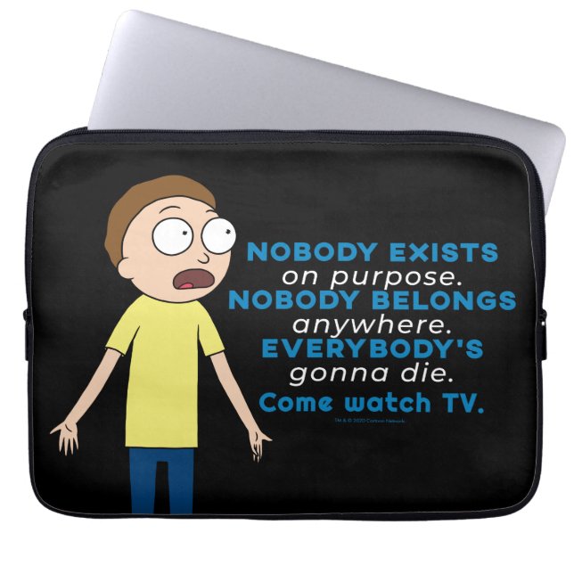 RICK UND MORTY™ | Es gibt keinen Zweck Laptopschutzhülle (Vorderseite)