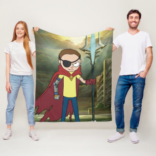 RICK UND MORTY™   Evil Morty Fleecedecke