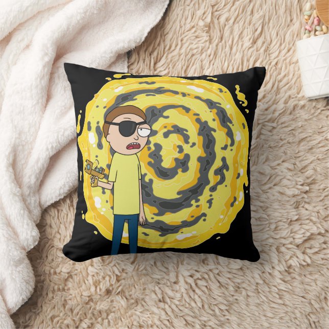 RICK UND MORTY™ | Evil Morty Portal Kissen (Decke)