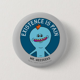 RICK UND MORTY™ Existenz ist Schmerz Button