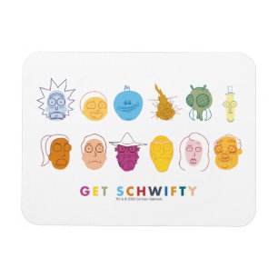 RICK UND MORTY™ Get Schwifty Magnet