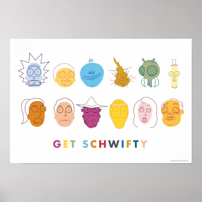 RICK UND MORTY™ | Get Schwifty Poster (Vorne)