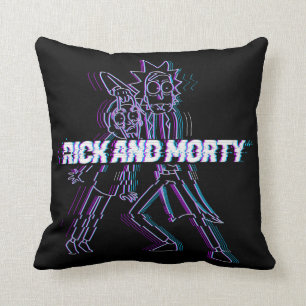 RICK UND MORTY™ Glitched Rick and Morty Kissen