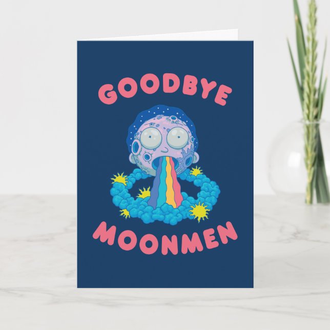 RICK UND MORTY™ | Goodbye Moonmen Karte (Vorderseite)