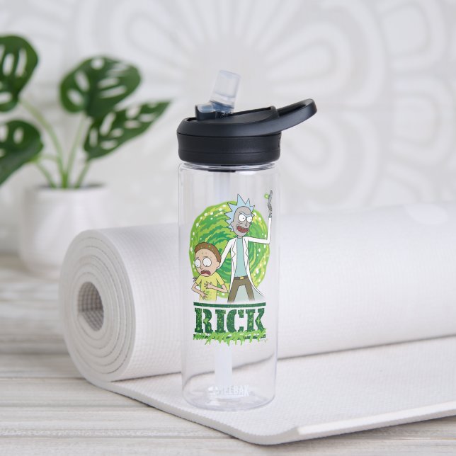 RICK UND MORTY™ | Grüner Splash Trinkflasche (Yoga)