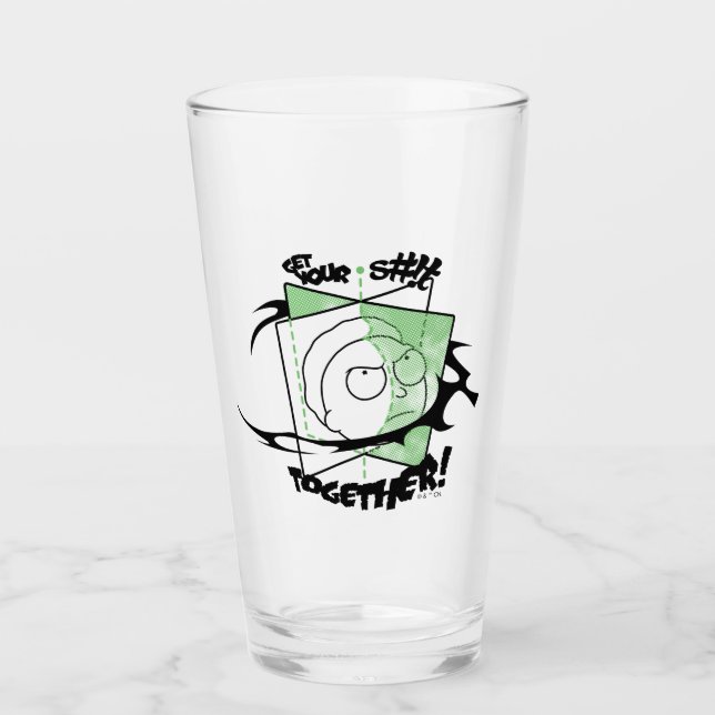 RICK UND MORTY™ | Holen Sie sich Ihre S#!t Gemeins Glas (Vorderseite)
