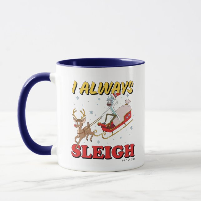 Rick und Morty | I Always Sleigh Tasse (Links)