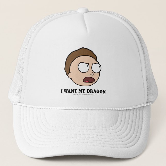 RICK UND MORTY™ | Ich habe meinen Drachen Gewollt Truckerkappe (Vorderseite)