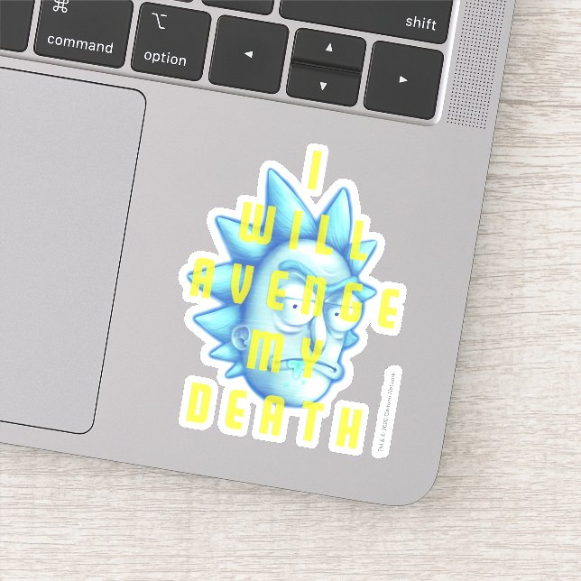 RICK UND MORTY™ | Ich werde meinen Tod rächen Aufkleber (Detail)