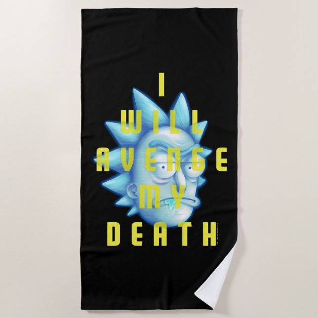 RICK UND MORTY™ | Ich werde meinen Tod rächen Strandtuch (Vorderseite)