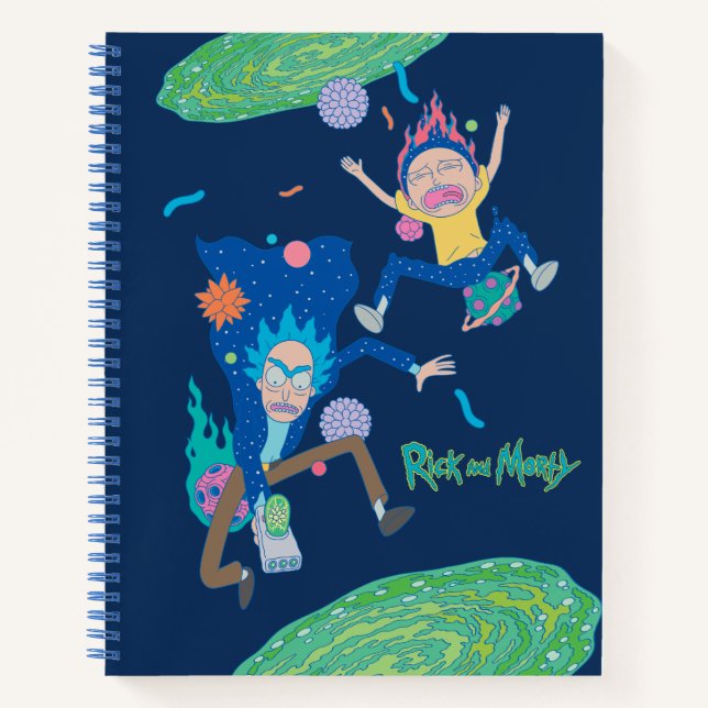 RICK UND MORTY™ | Infizierter Portal-Jump Notizbuch (Vorderseite)