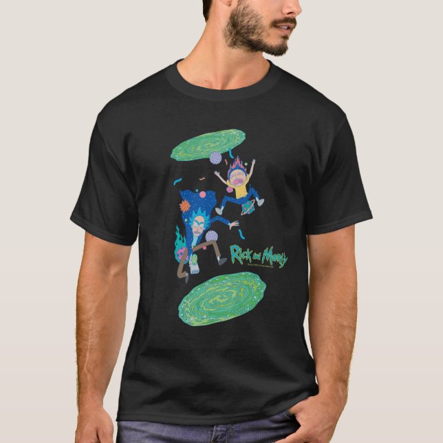 RICK UND MORTY™ | Infizierter Portal-Jump T-Shirt (Vorderseite)