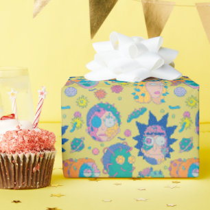 RICK UND MORTY™   Infiziertes Smith-Familienmust Geschenkpapier