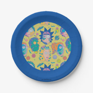 RICK UND MORTY™ Infiziertes Smith-Familienmust Pappteller