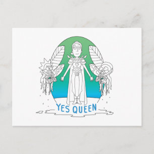 RICK UND MORTY™   Ja Queen Einladungspostkarte