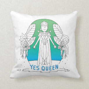 RICK UND MORTY™   Ja Queen Kissen