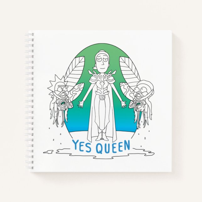 RICK UND MORTY™ | Ja Queen Notizbuch (Vorderseite)