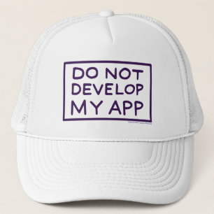 RICK UND MORTY™ MEINE APP NICHT ENTWICKELN TRUCKERKAPPE