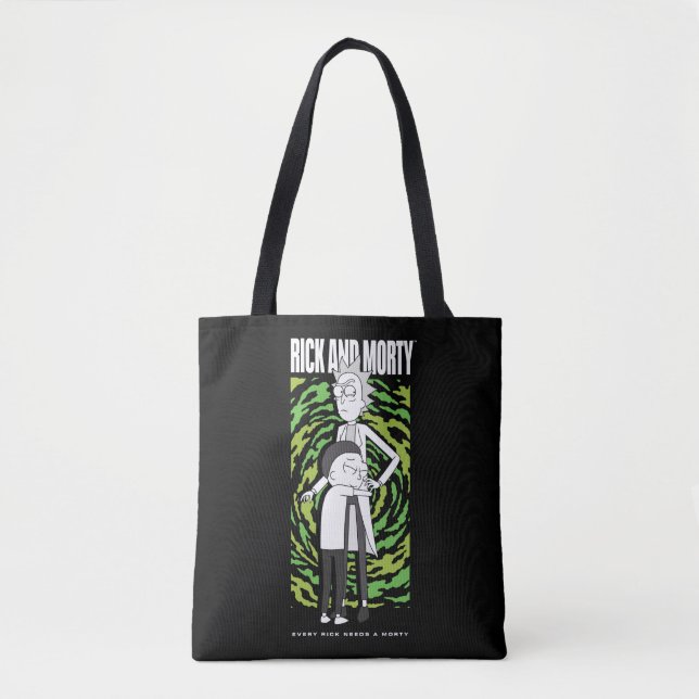 RICK UND MORTY™ | Morty Hugging Rick Tasche (Vorderseite)
