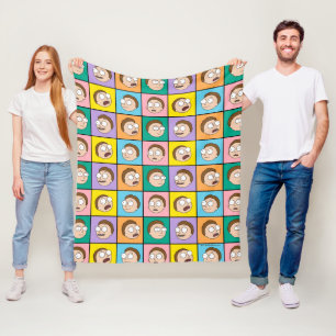 RICK UND MORTY™ Morty's Moods Fleecedecke