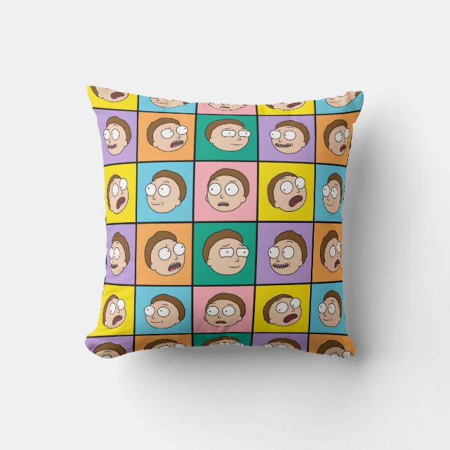RICK UND MORTY™ | Morty's Moods Kissen (Vorderseite)