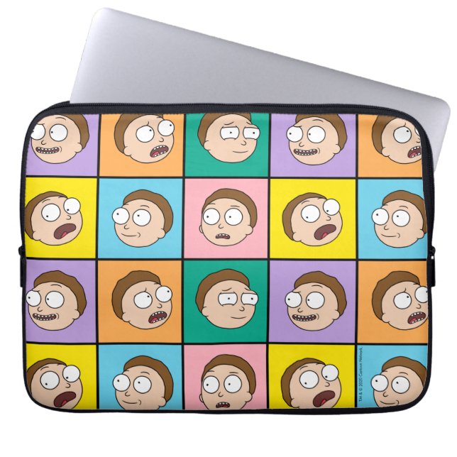 RICK UND MORTY™ | Morty's Moods Laptopschutzhülle (Vorderseite)