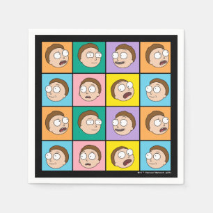 RICK UND MORTY™ Morty's Moods Serviette