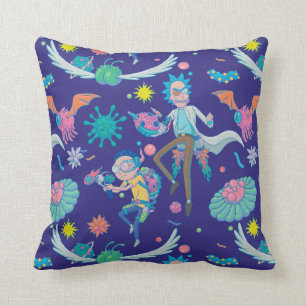 RICK UND MORTY™   Muster infizierter Zellen Kissen