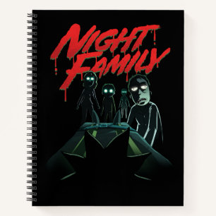 RICK UND MORTY™   Nachtfamilie Notizbuch