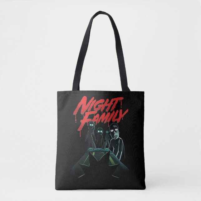 RICK UND MORTY™ | Nachtfamilie Tasche (Vorderseite)