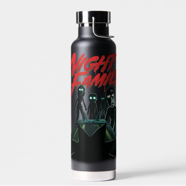 RICK UND MORTY™ | Nachtfamilie Trinkflasche (Links)