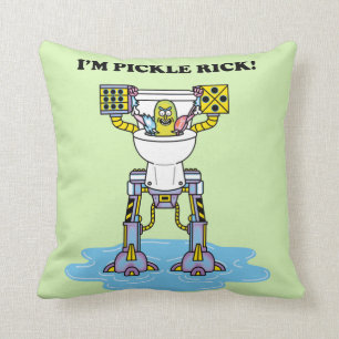 RICK UND MORTY™   Pickle Rick Toilet Mech Kissen