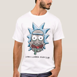 RICK UND MORTY™ | Pixel Vers Rick Drooling Head T-Shirt