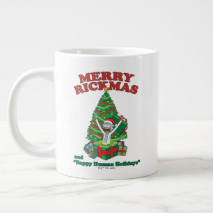 Rick und Morty   Portal Rick Merry Rickmas Jumbo-Tasse