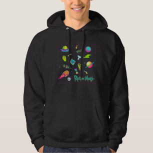 RICK UND MORTY™   Psychedelische Saison 3 Muster Hoodie
