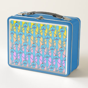 RICK UND MORTY™ Rainbow Herr Meeseeks Pattern Metall Brotdose