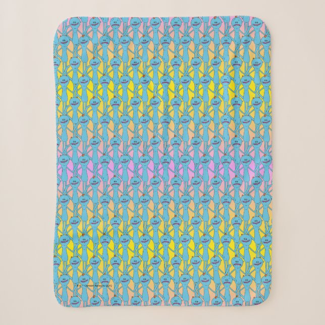RICK UND MORTY™ | Rainbow Herr Meeseeks Pattern Sherpadecke (Vorderseite)