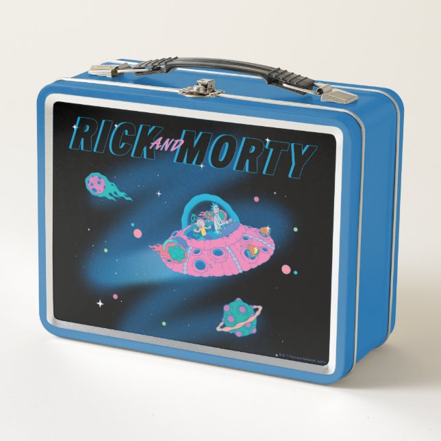 RICK UND MORTY™ | Raumfahrt Metall Brotdose (Vorderseite)