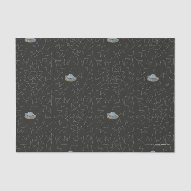 RICK UND MORTY™ | Rick Constellation Pattern Seidenpapier (Vorderseite)
