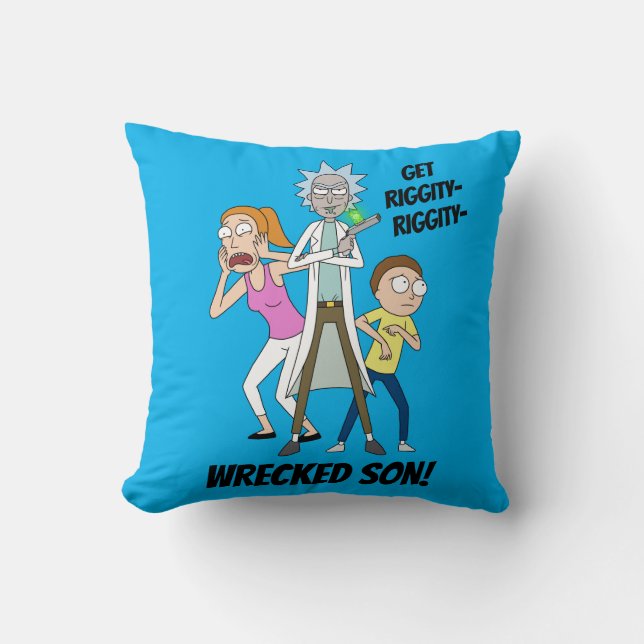 RICK UND MORTY™ | Rick, Morty und Summer Kissen (Vorderseite)