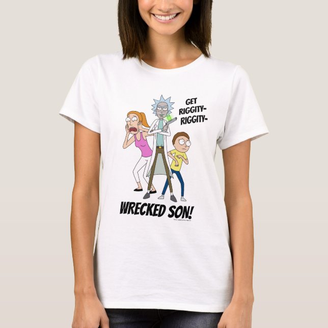 RICK UND MORTY™ | Rick, Morty und Summer T-Shirt (Vorderseite)
