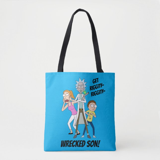 RICK UND MORTY™ | Rick, Morty und Summer Tasche (Vorderseite)