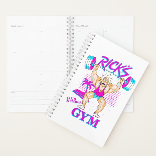 RICK UND MORTY™ | Rick's Gym Club Mitglied Planer (Anzeige)