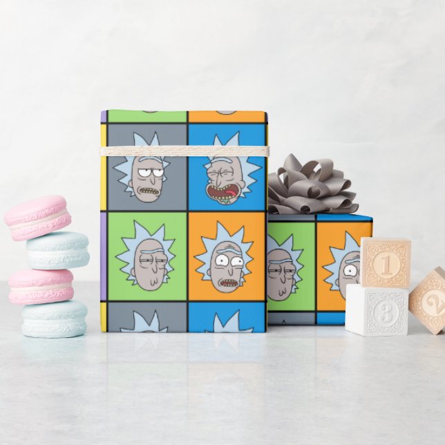 RICK UND MORTY™ | Rick's Moods Geschenkpapier (Babyparty)